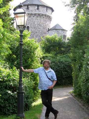 Micha vor der Stolberger Burg